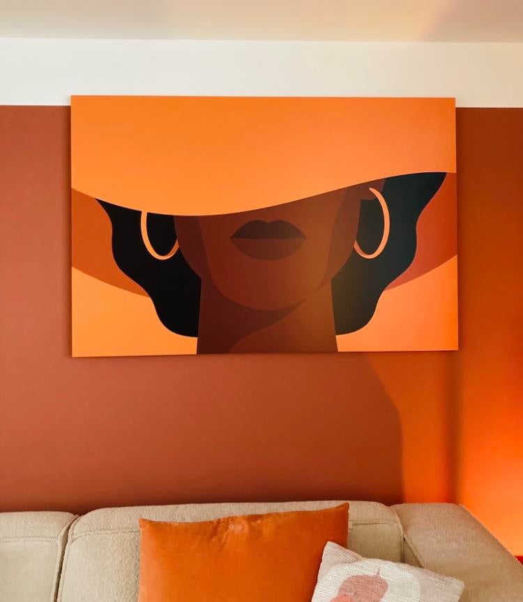 Wanddecoratie op forex (lichtgewicht) + aluminium ophangfram, Ophalen of Verzenden
