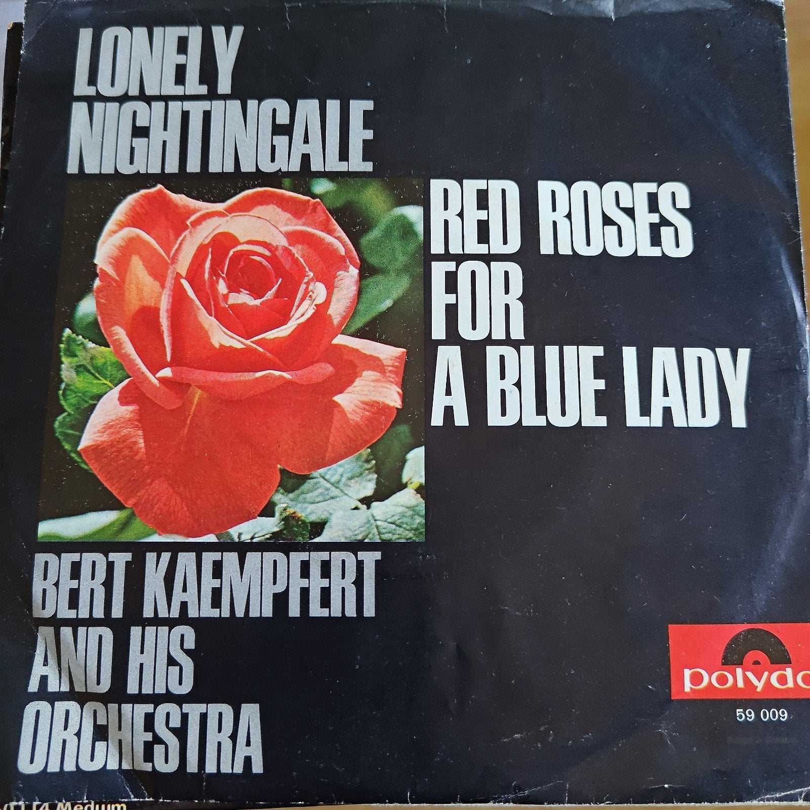 Bert Kaempfert - Lonely Nightingale  Red Roses for a Blue L, Gebruikt, Overige genres, 7 inch, Ophalen of Verzenden