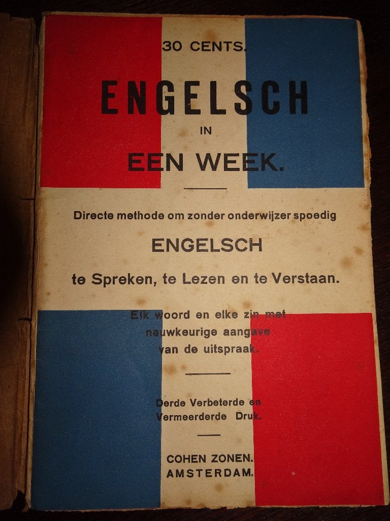 Boek Engelsch in een week, Ophalen, Gelezen