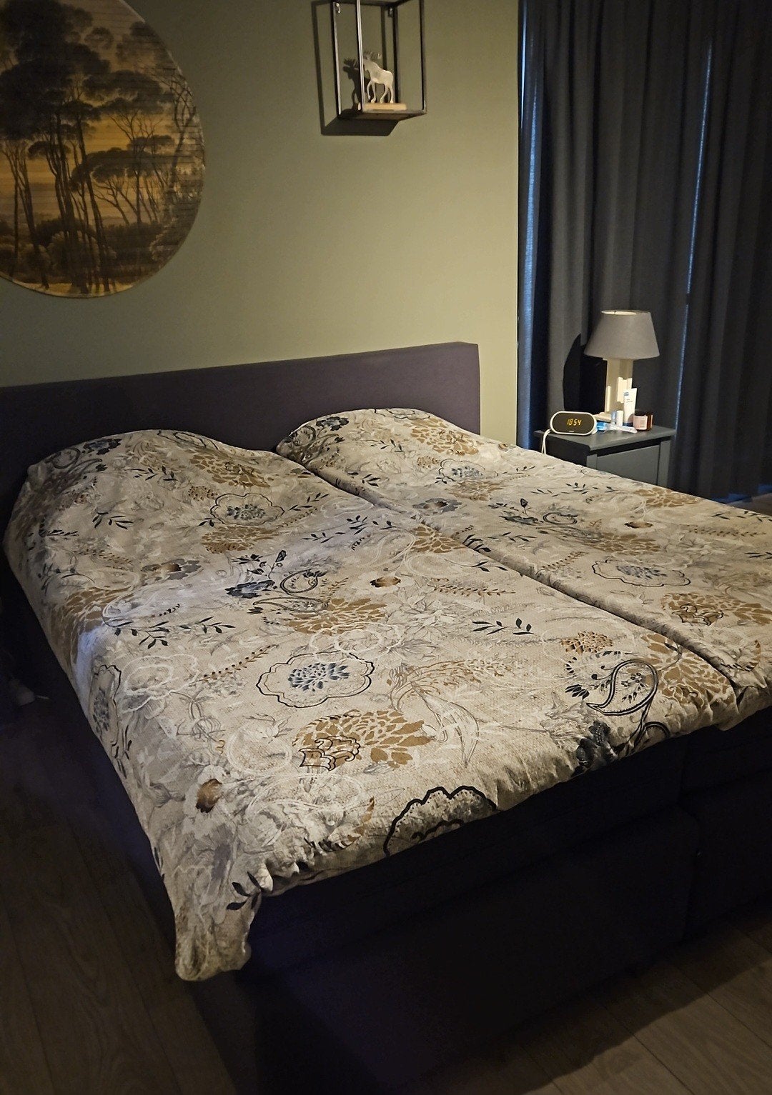 2 persoons boxspring, Ophalen, Gebruikt, Eenpersoons