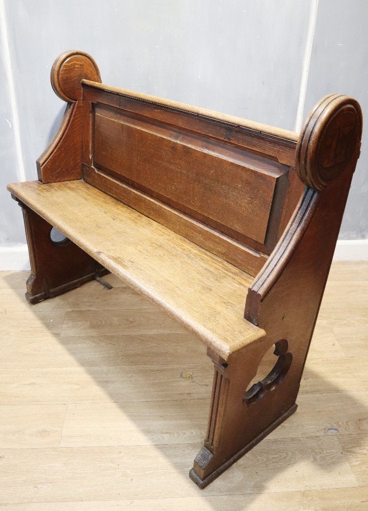 Antiek Engels kerkbankje, Antiek en Kunst, Ophalen of Verzenden
