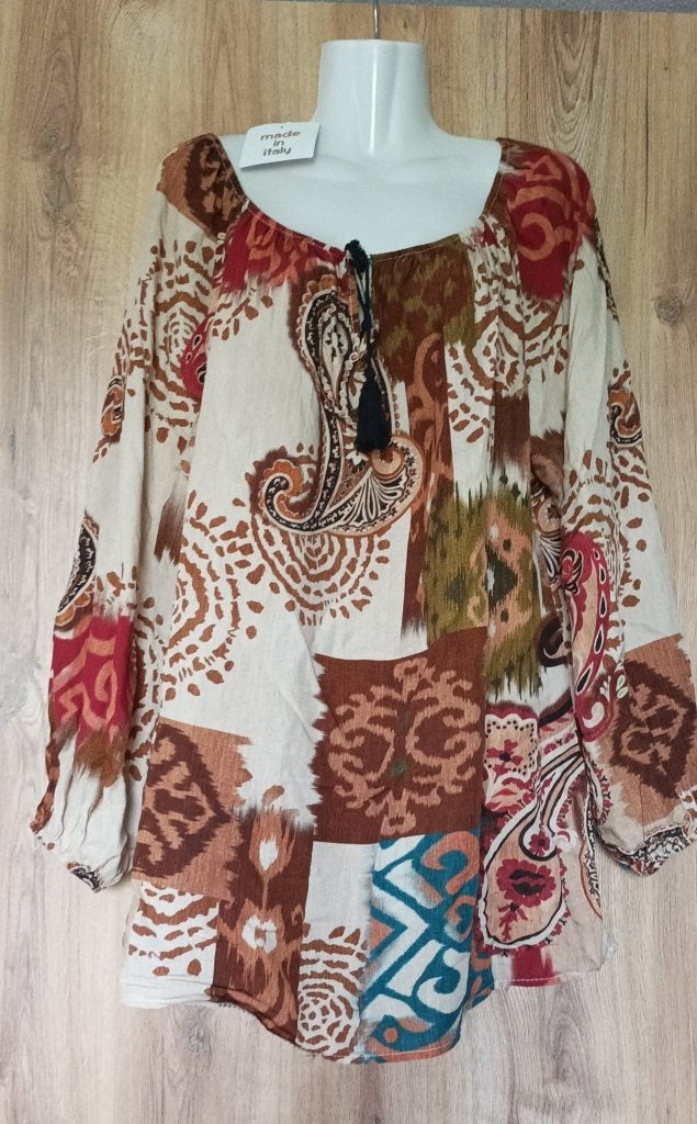 Blouse marjan paisley  nieuw met label, Ophalen of Verzenden, Nieuw, Maat 42/44 (L)