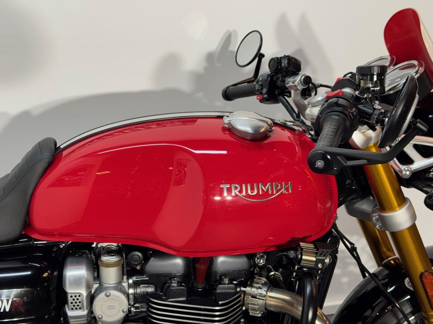 TRIUMPH THRUXTON 1200 R (bj 2015), 2 cilinders, Bedrijf, Onbekend, Toermotor