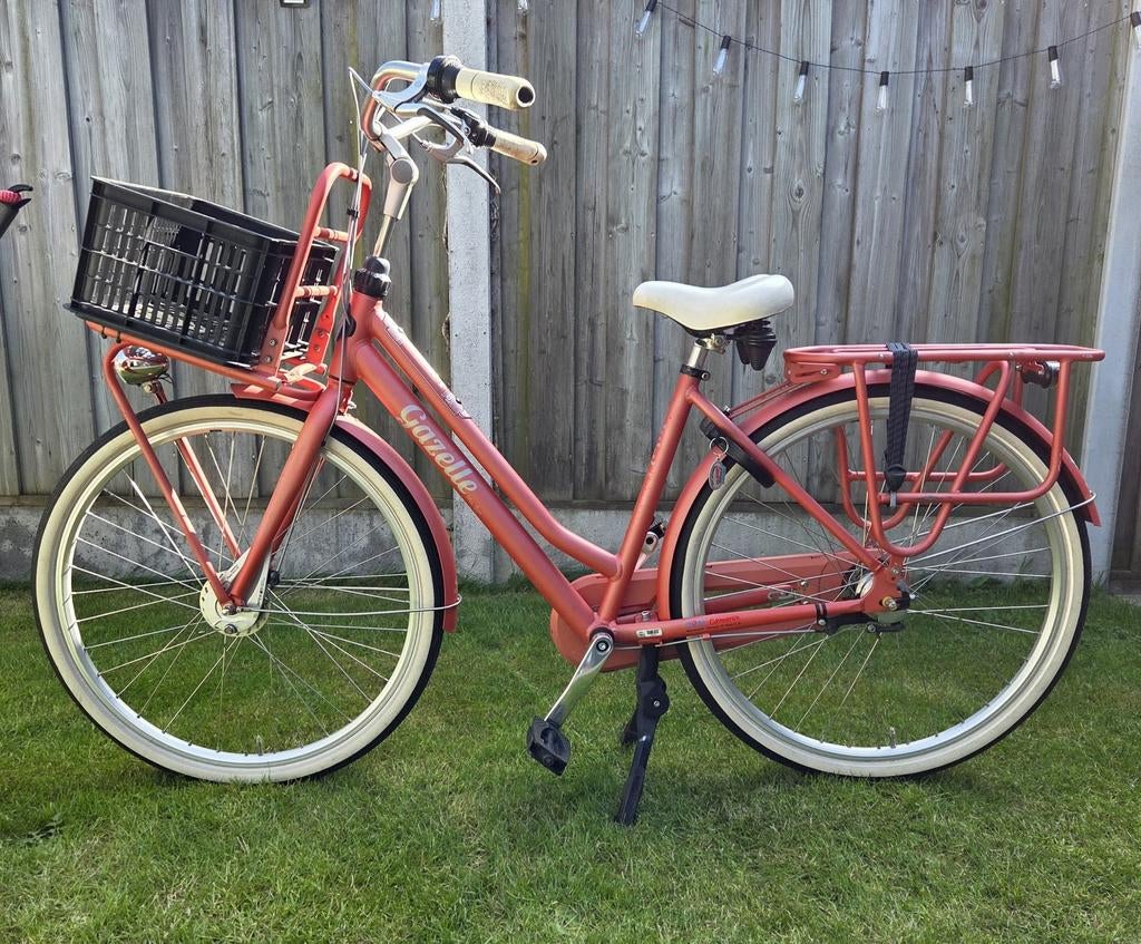 Zgan: Gazelle Miss Grace 49 inch - Peach Stadsfiets, Fietsen en Brommers, Fietsen | Dames | Damesfietsen, 47 tot 50 cm, Ophalen