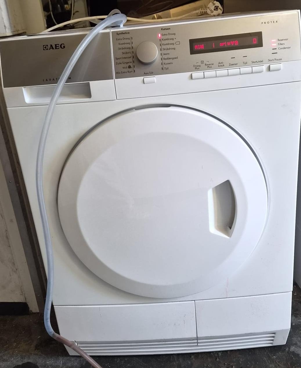 AEG Lavatherm Protex Condensdroger Bezorging Mogelijk, Ophalen, 6 tot 8 kg, Gebruikt, 85 tot 90 cm