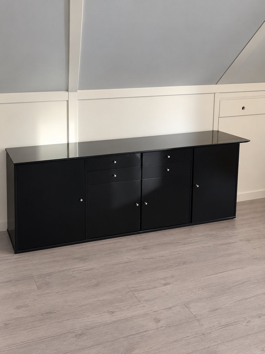Dressoir TV Kast Zwart Glans 175cm Breed - Lichte Krassen, Huis en Inrichting, Ophalen, Gebruikt, 25 tot 50 cm, 150 tot 200 cm