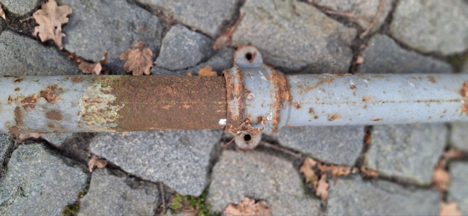 Gietijzeren regenpijp 3 stuks, 183 cm lang, Ophalen, Overige materialen, Gebruikt, 60 tot 80 mm