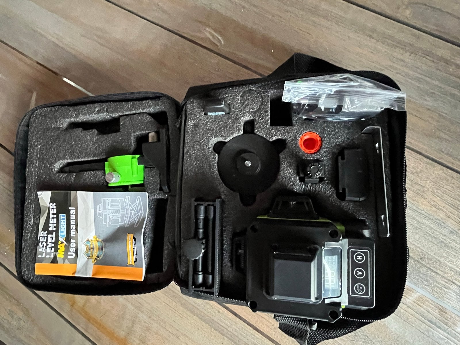 Maxlight Laser Level Meter - Nauwkeurig en Compleet, Doe-het-zelf en Verbouw, Meetapparatuur, Ophalen of Verzenden, Nieuw