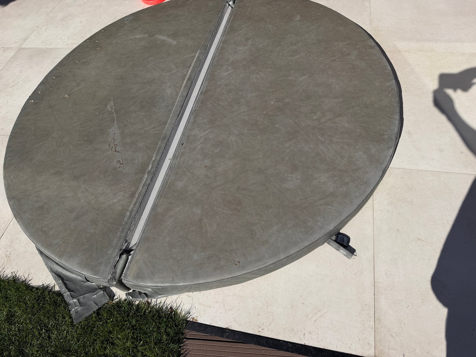 Jacuzzi cover - 200 cm diameter, Ophalen, Gebruikt, Afdekzeil