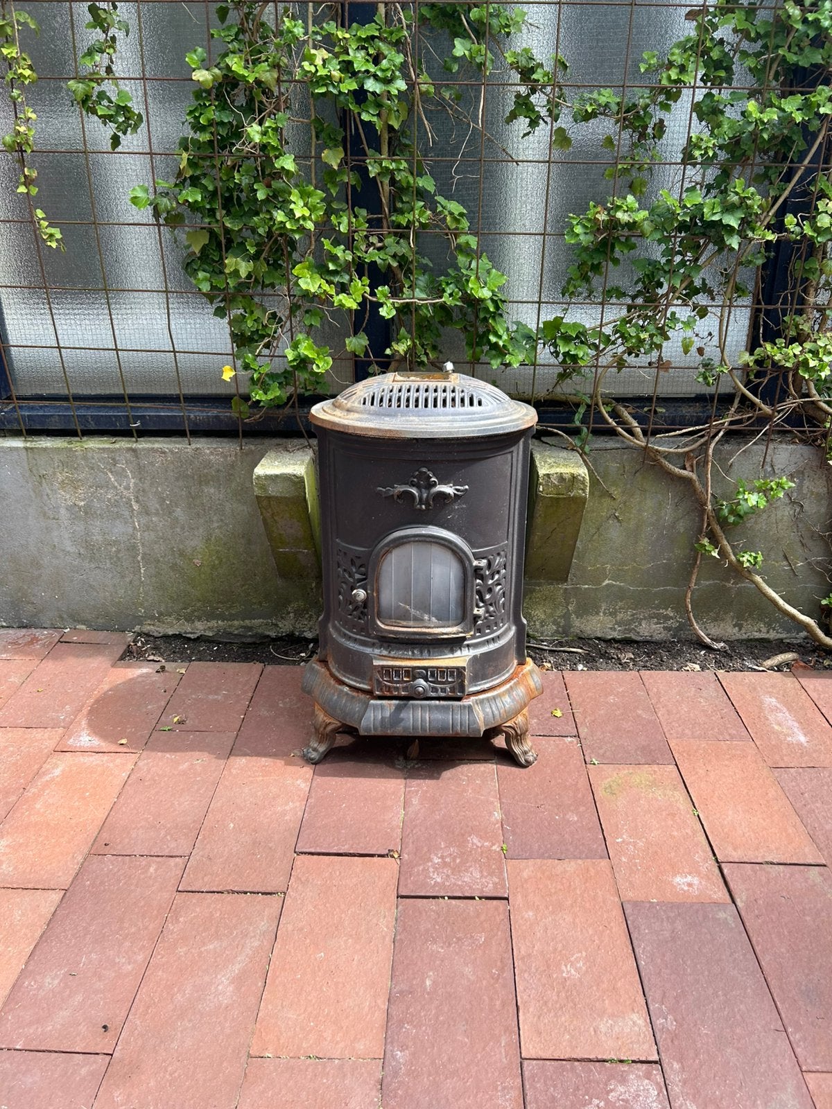 Oude gaskachel, Huis en Inrichting, Kachels, Ophalen, Zo goed als nieuw, Gas, Gaskachel