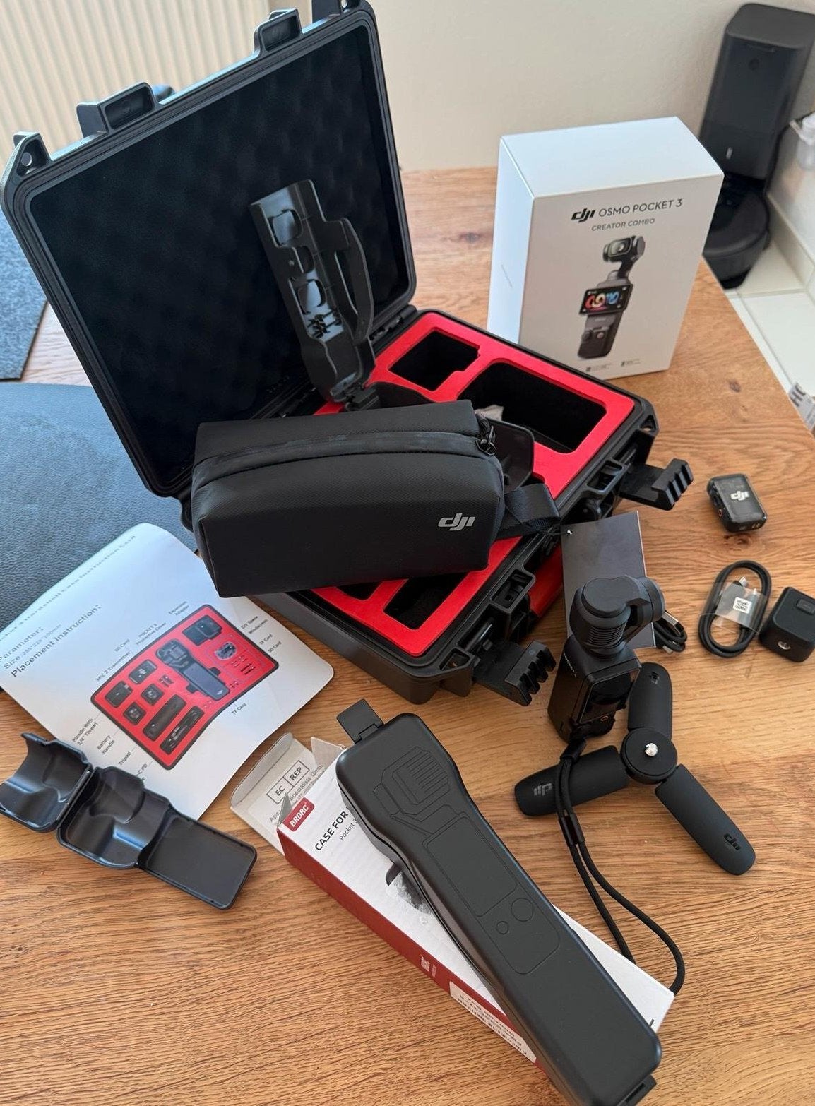 DJI Osmo Pocket 3 met DJI Mic 2 en waterdichte koffer, Audio, Tv en Foto, Overige merken, Verzenden, Overige soorten, Minder dan 8x