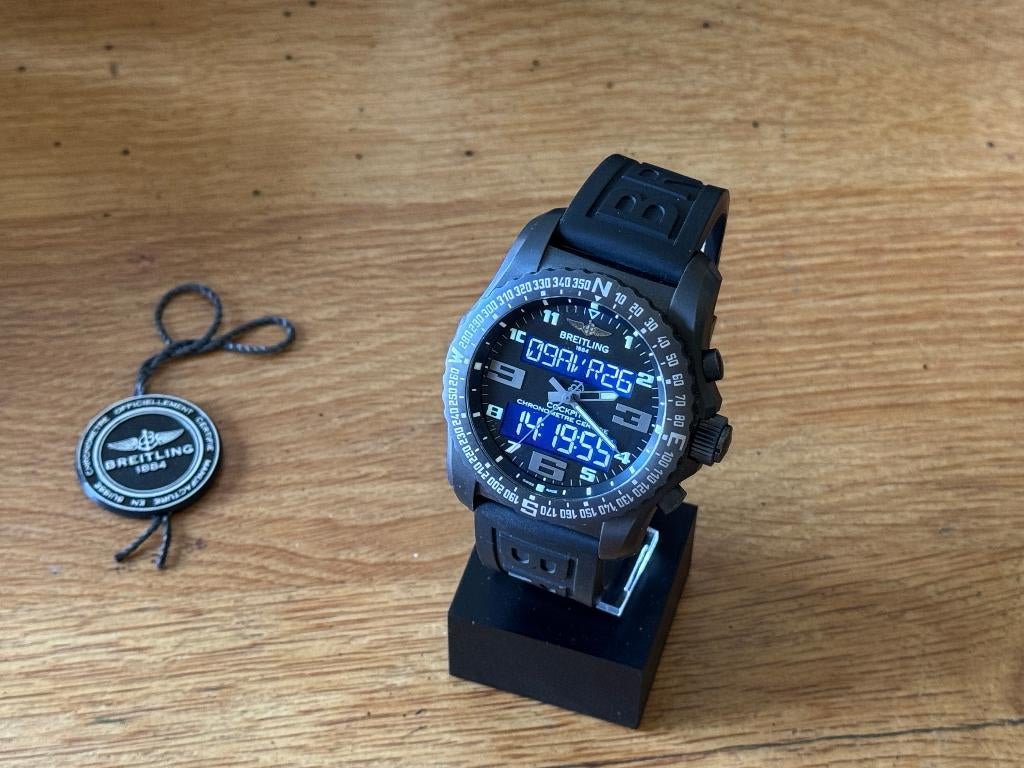 Breitling Cockpit B50 Night Mission, Sieraden, Tassen en Uiterlijk, Horloges | Heren, Ophalen, Zo goed als nieuw, Breitling