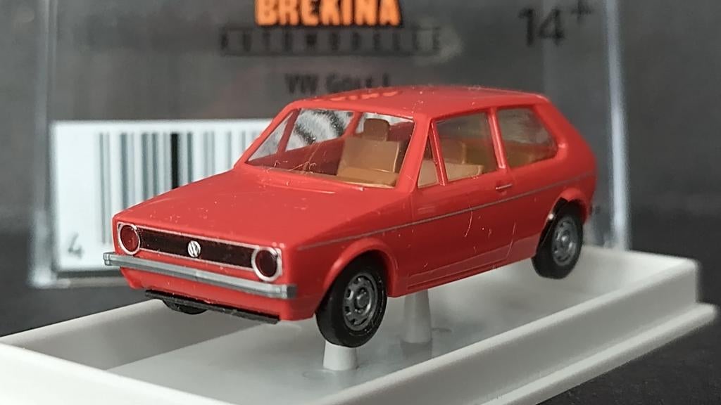 Volkswagen VW Golf mk1 LS 1:87 H0 Brekina Pol, Hobby en Vrije tijd, Modelauto's | 1:87, Auto, Info@brekina.de, Brekina, Brekina gmbh