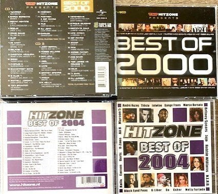 Hitzone:Best of 2000/2004/2007/2008/2009/2015=2cd, Cd's en Dvd's, Ophalen of Verzenden, Zo goed als nieuw, Pop