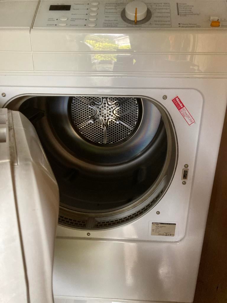 Defecte Miele T 267 droger voor onderdelen, Witgoed en Apparatuur, Wasdrogers, Ophalen, Luchtafvoer, 4 tot 6 kg, Voorlader