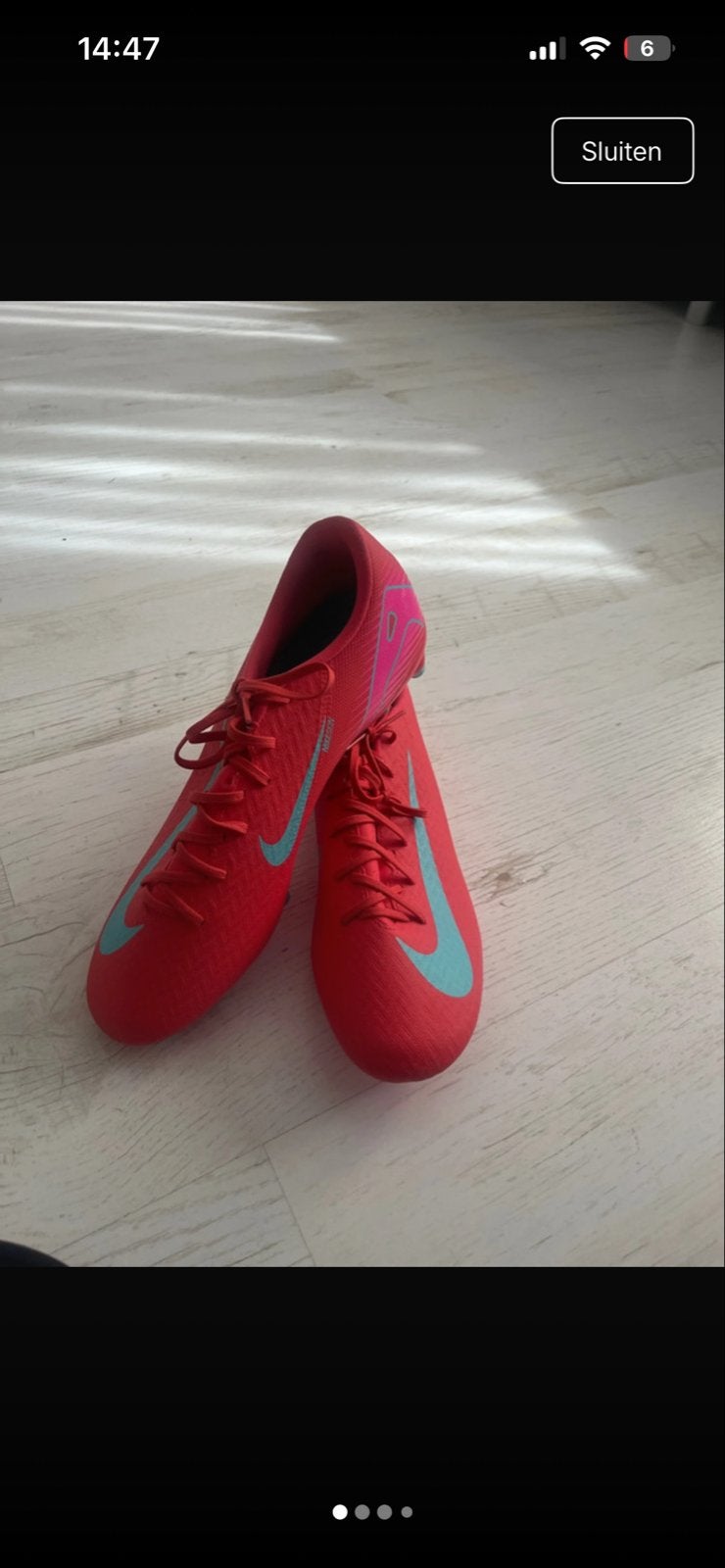 Nike Mercurial Voetbalschoenen - Maat 45, Ophalen of Verzenden, Nieuw, Schoenen