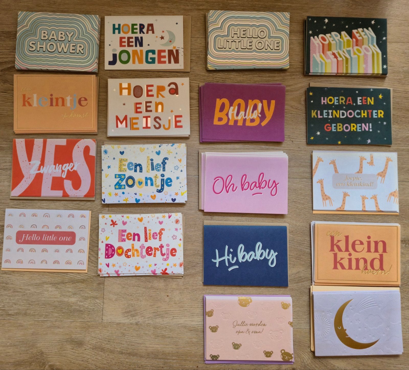 Assortiment geboorte kaartjes, Diversen, Ophalen of Verzenden