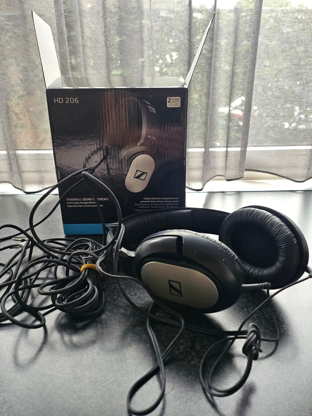 Sennheiser HD 206 Stereo Hoofdtelefoon - Krachtig Geluid, Ophalen of Verzenden