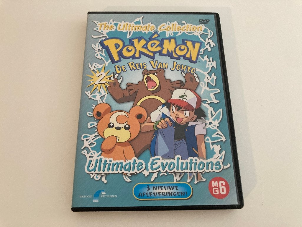 Pokemon De Reis Van Johto - Ultimate Evolutions DVD, Cd's en Dvd's, Vanaf 6 jaar, Ophalen of Verzenden, Zo goed als nieuw