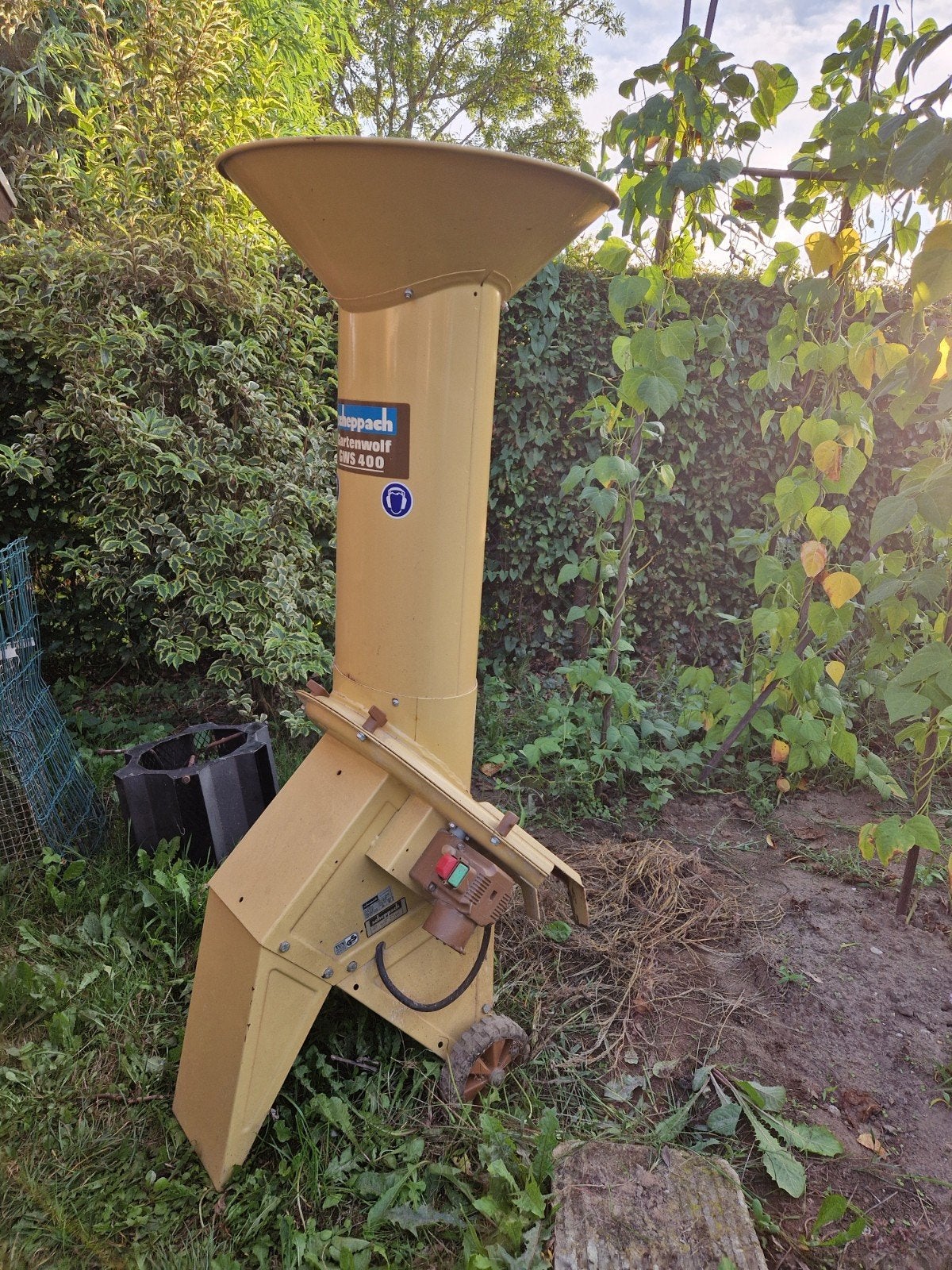 Scheppach Gartenwolf GWS 400 - Krachtige Houtversnipperaar/, Tuin en Terras, Ophalen, Zo goed als nieuw, Elektrisch, Scheppach