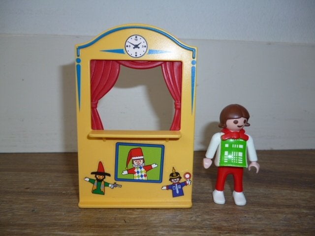 Playmobil Poppenkast met Kind, Ophalen of Verzenden, Zo goed als nieuw