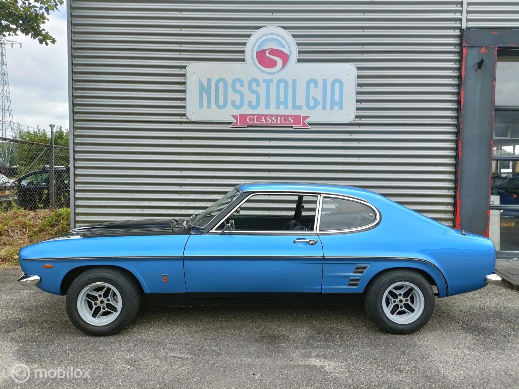 Stuurbekrachtiging! Mooie Ford Capri 2600 GXL RS-uitgevoerd, Zwart, Bedrijf, Handgeschakeld, Ford