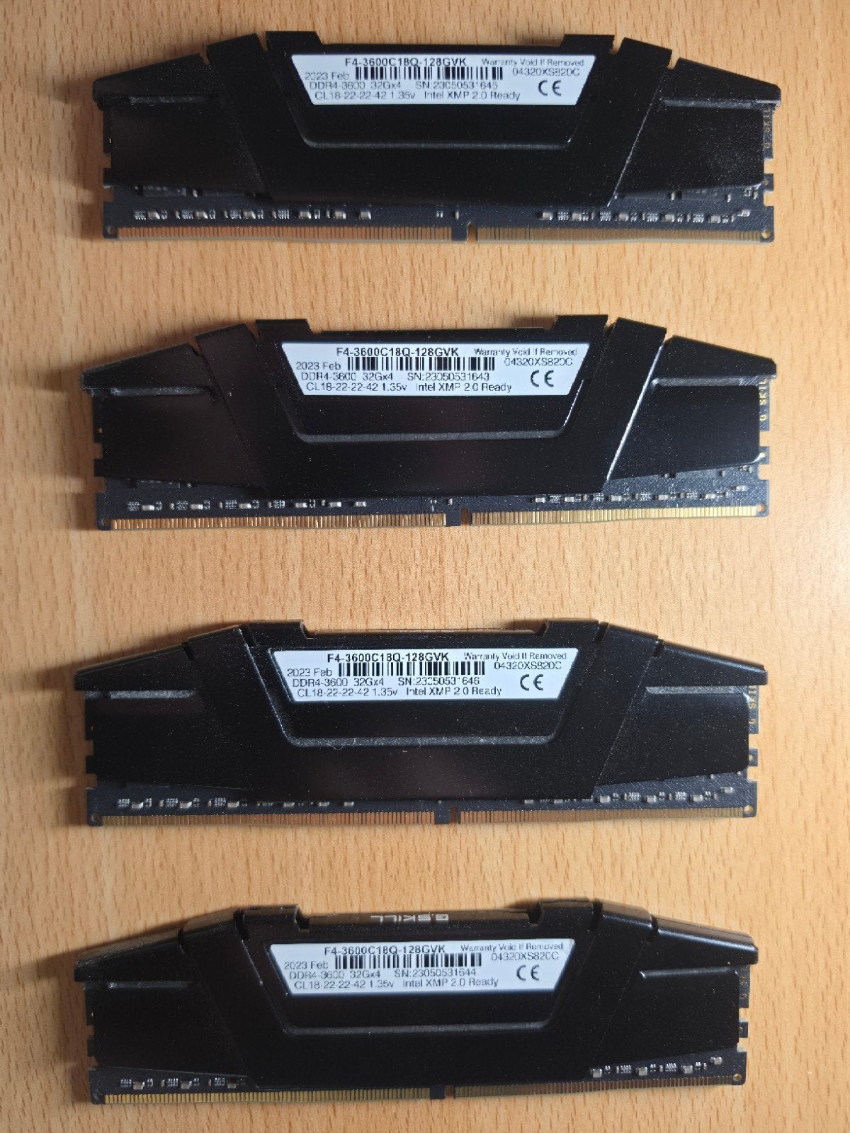 128gb DDR4 Ram 3600mhz, Computers en Software, Ophalen, DDR4, Zo goed als nieuw, 128 GB