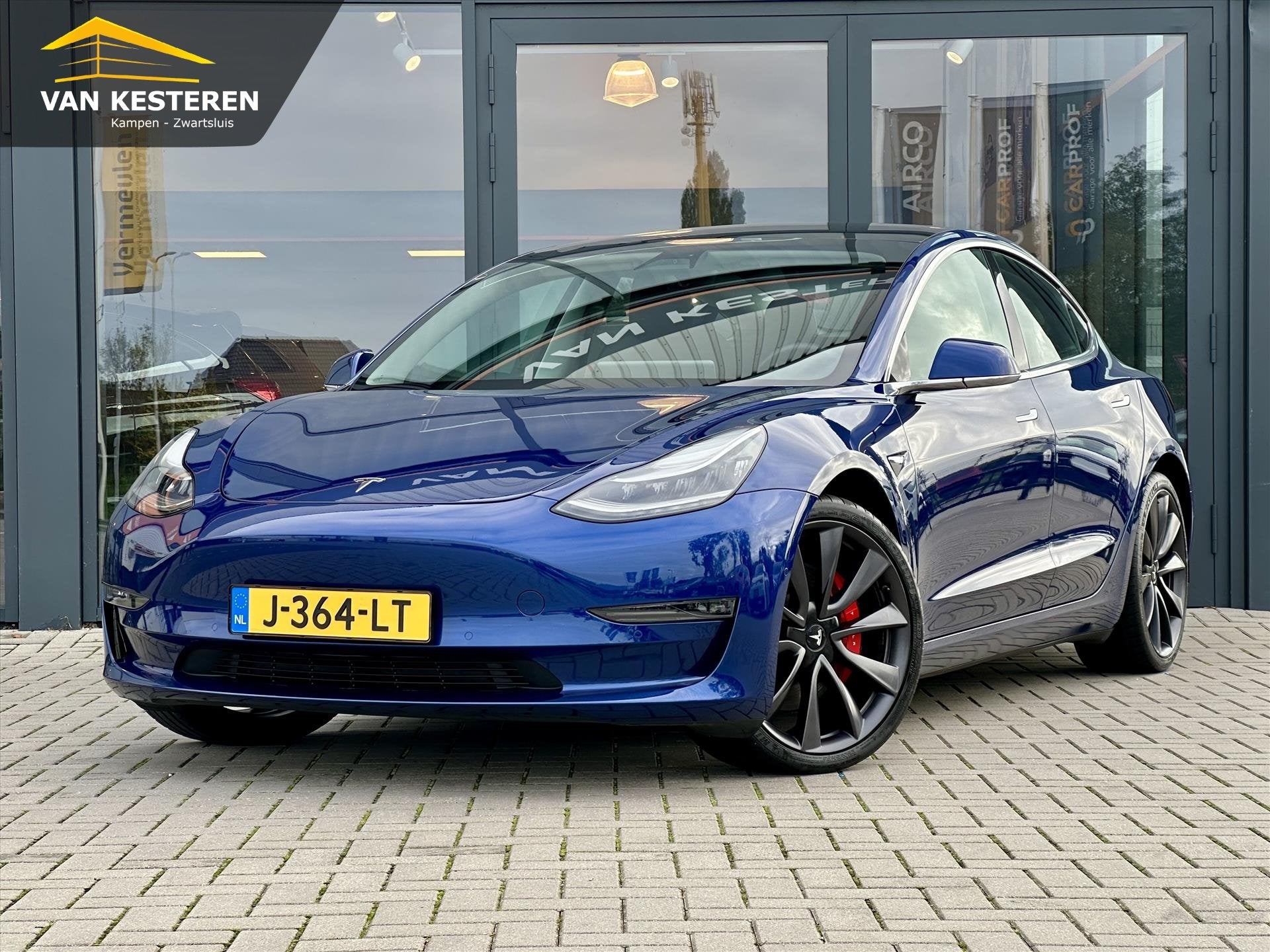 Tesla Model 3 Performance AWD 75 kWh 462 PK | SOH 88% | Auto, Auto's, Tesla, Automaat, Zwart, 462 pk, Blauw
