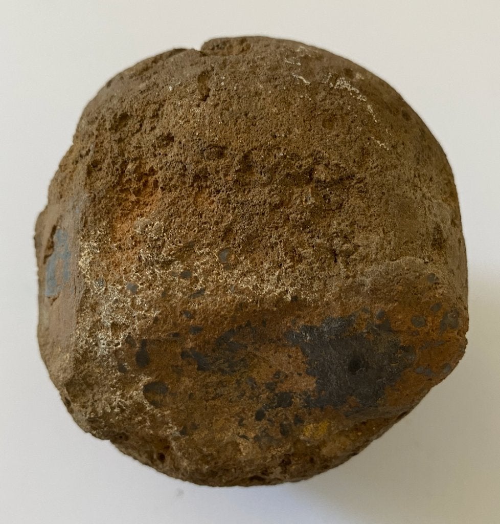ROESTBRUIN STENEN RONDE VORM, Ophalen of Verzenden
