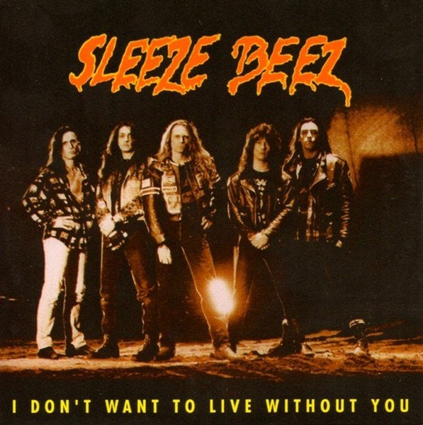 SLEEZE BEEZ CD SINGLE I DON'T WANT TO LIVE WITHOUT YOU, 6 singles of meer, Ophalen of Verzenden, Zo goed als nieuw, Pop