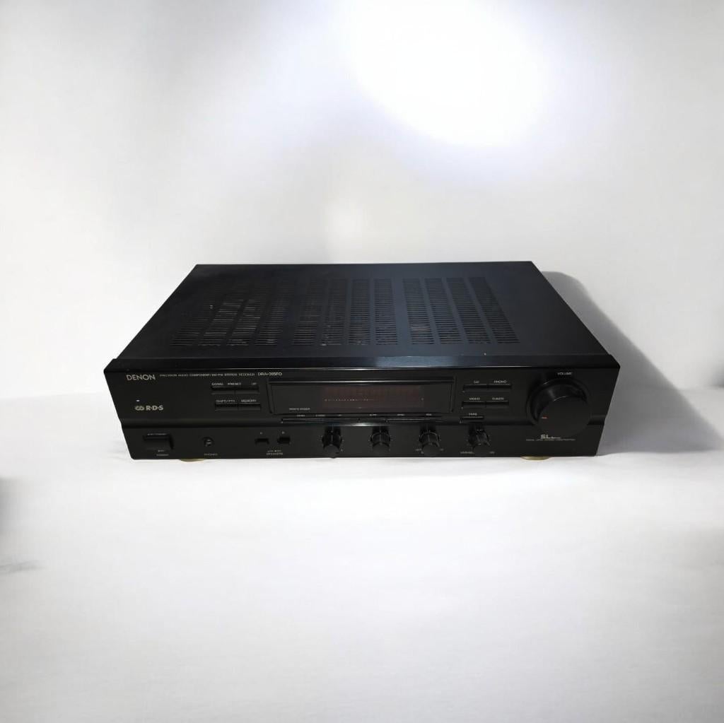 Denon DRA-365 RD tuner-versterker, Gebruikt, Denon, Ophalen of Verzenden, 60 tot 120 watt