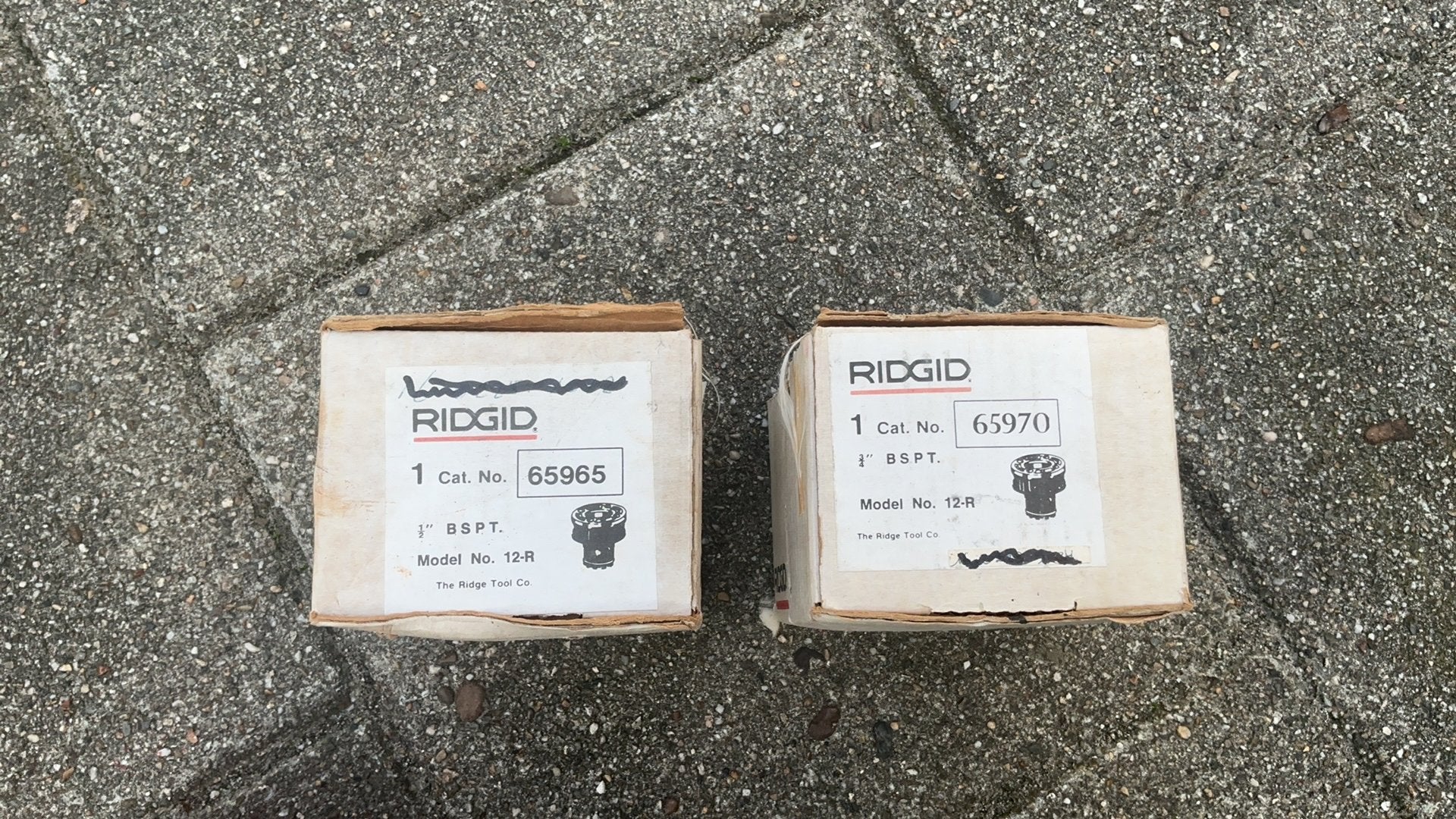 Ridgid draadsnijgereed gereedschap, Doe-het-zelf en Verbouw, Ophalen, Zo goed als nieuw