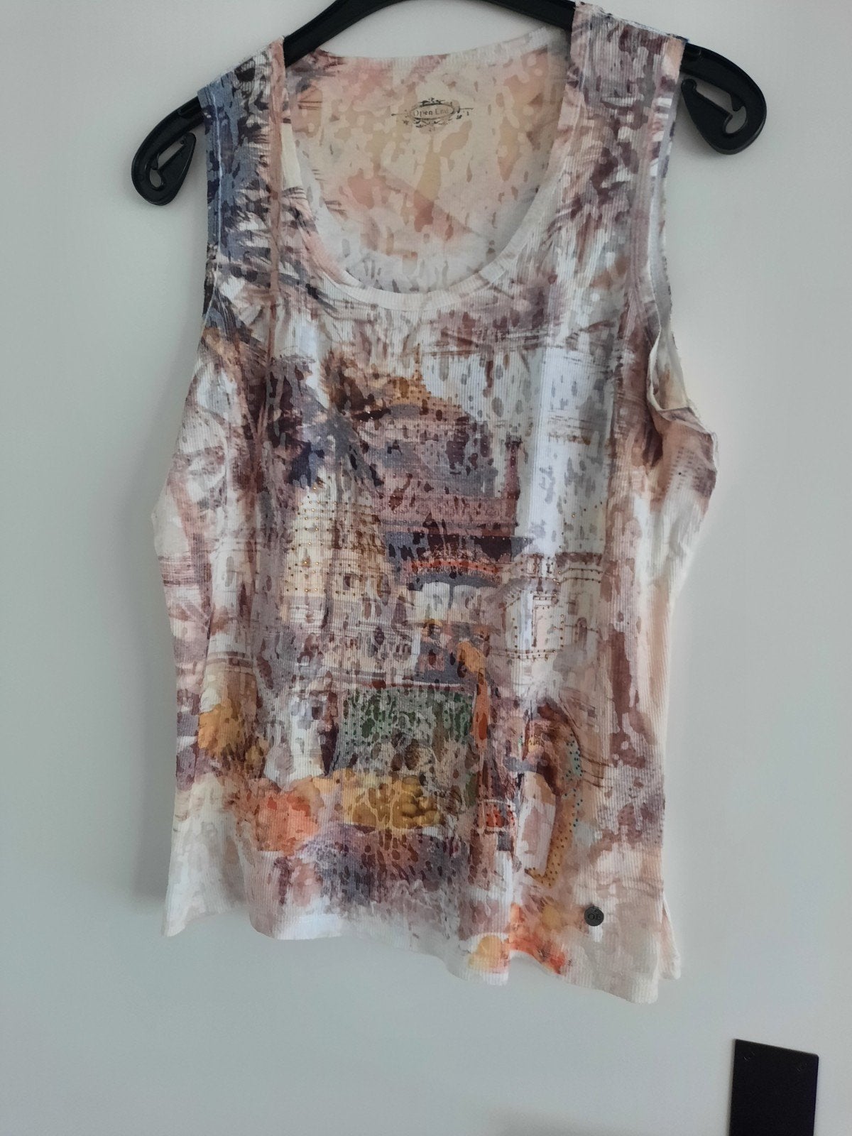 Shirt T-shirt top hemd Open End mt 44, Kleding | Dames, Ophalen of Verzenden, Zo goed als nieuw, Maat 42/44 (L), Korte mouw