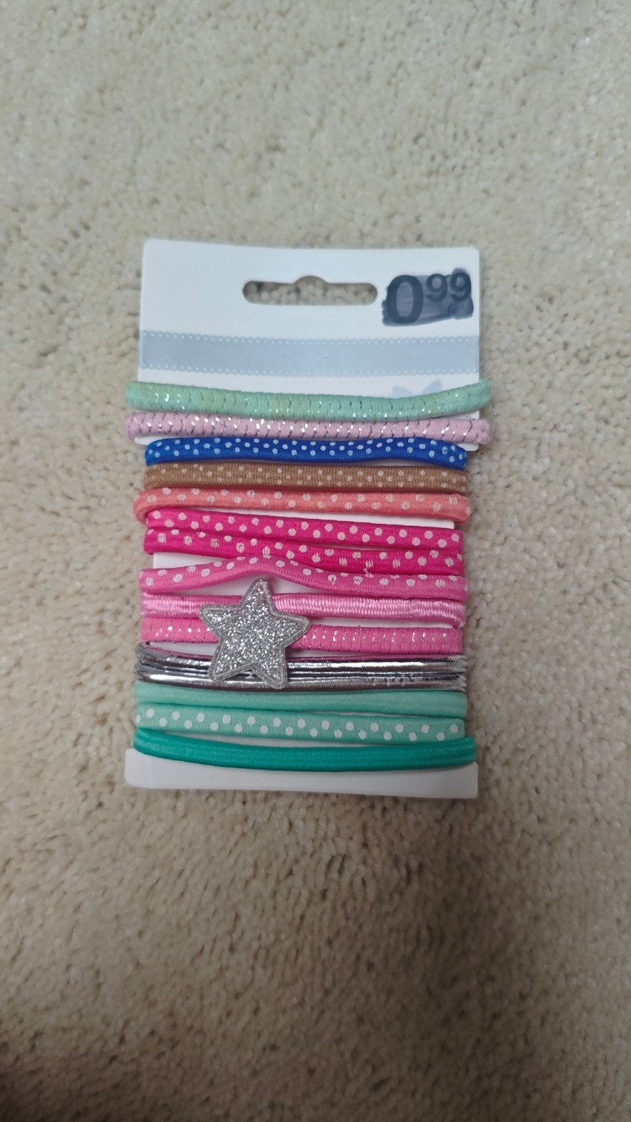 Haarelastiekjes set - zo goed als nieuw, Sieraden, Tassen en Uiterlijk, Overige Accessoires, Ophalen of Verzenden