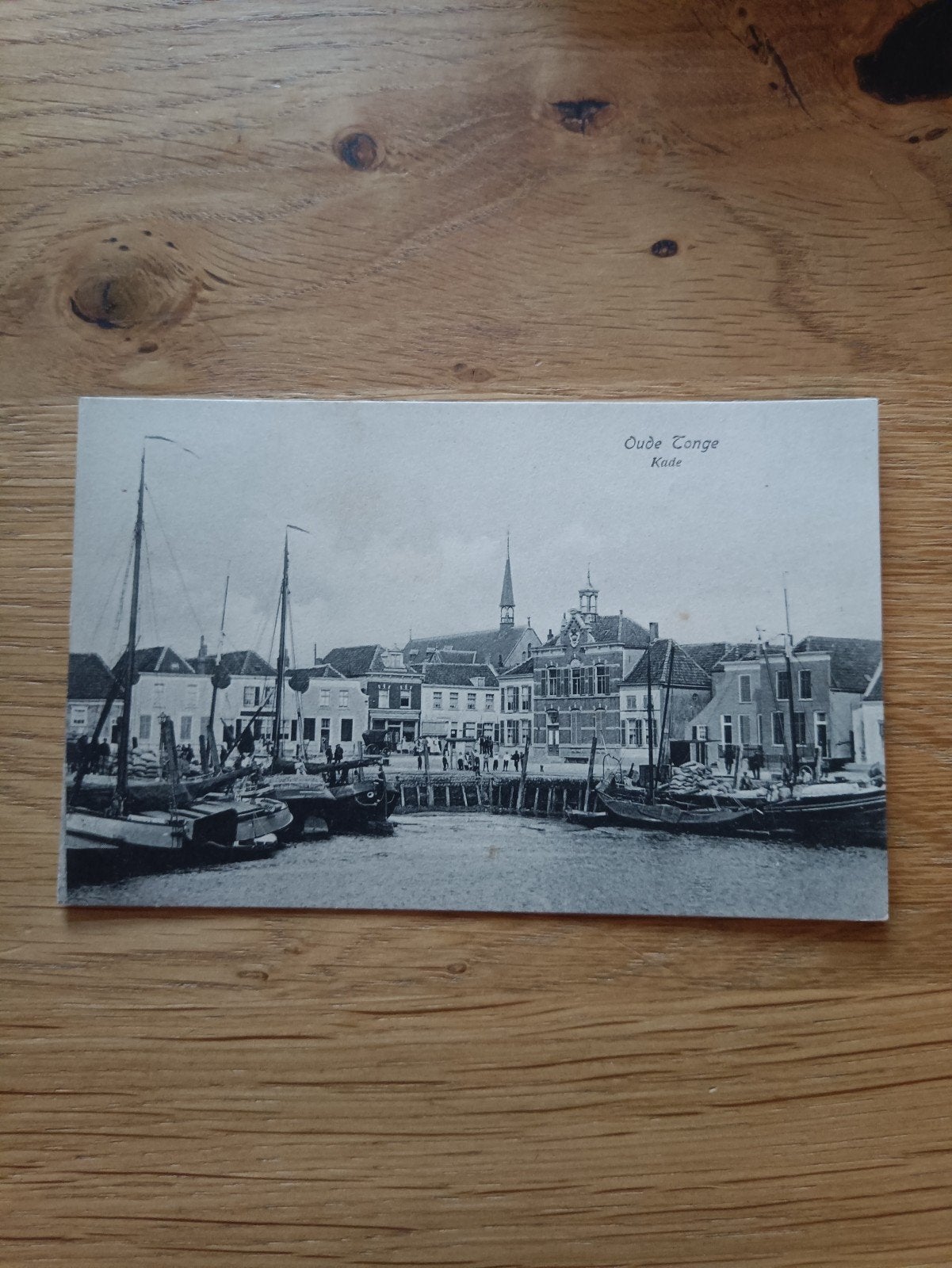 Oude Tonge Kade (jaar 1913), Ophalen of Verzenden, Voor 1920, Gelopen, Zuid-Holland