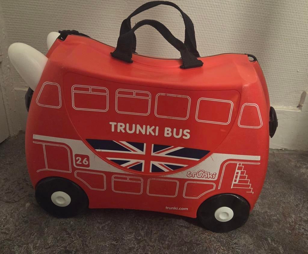 Trunki bus koffer 2 in 1, Sieraden, Tassen en Uiterlijk, Koffers, Ophalen, Hard kunststof, Minder dan 50 cm, Minder dan 35 cm