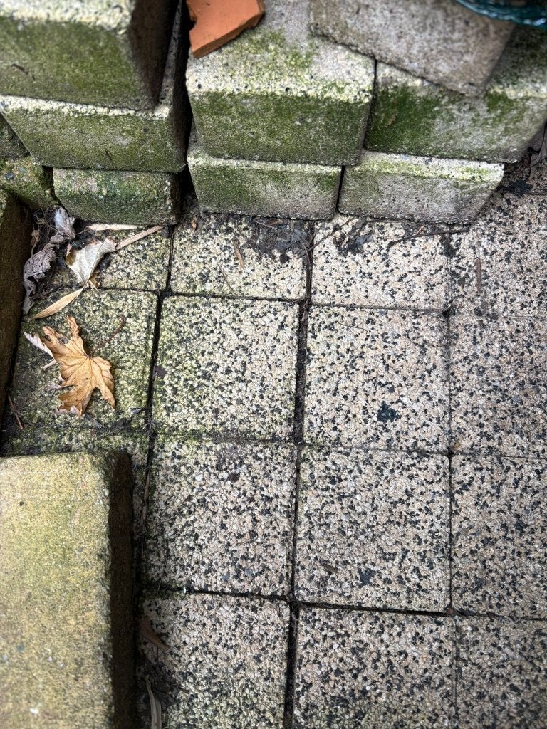 stenen, Ophalen, Gebruikt, Beton, Klinkers