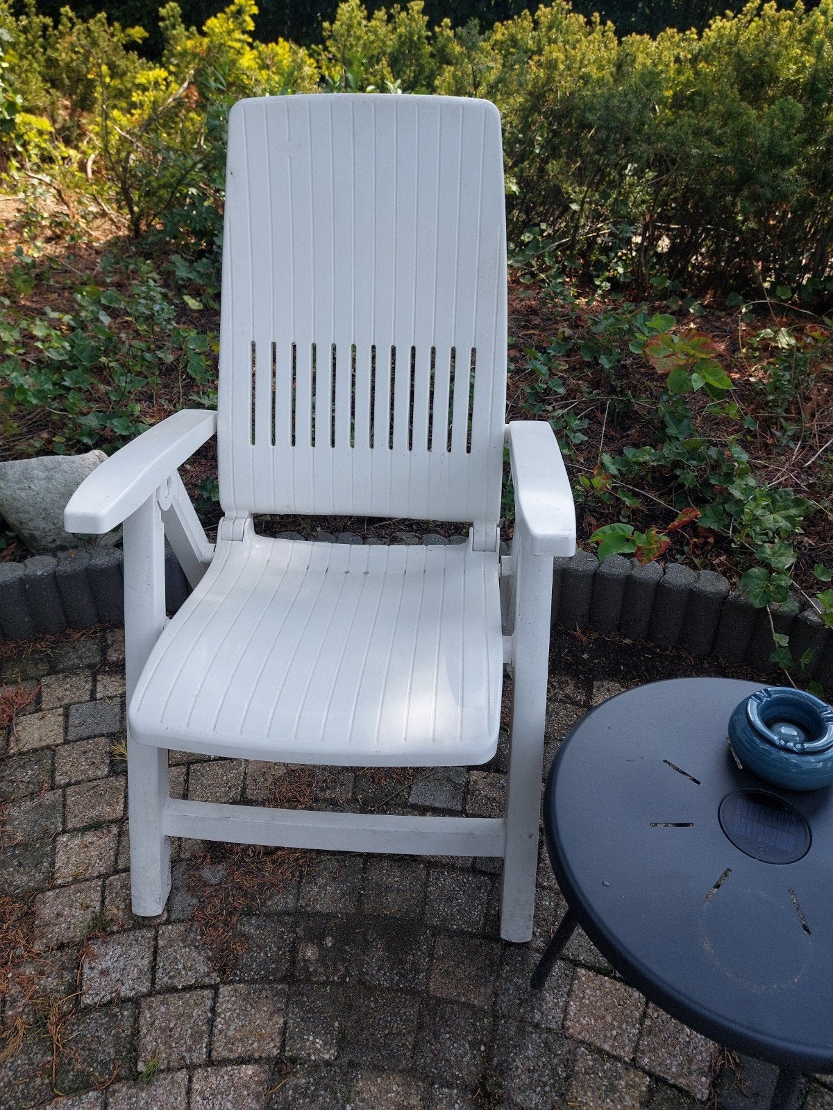 4x hartman tuinstoelen, Ophalen, Gebruikt, Kunststof