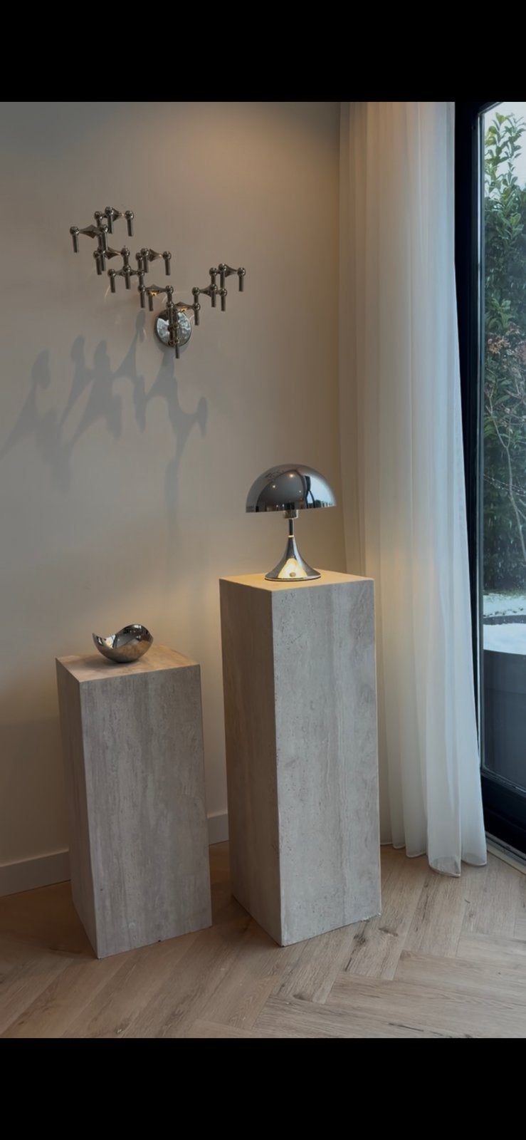 Zuilen travertine, Ophalen, Zo goed als nieuw