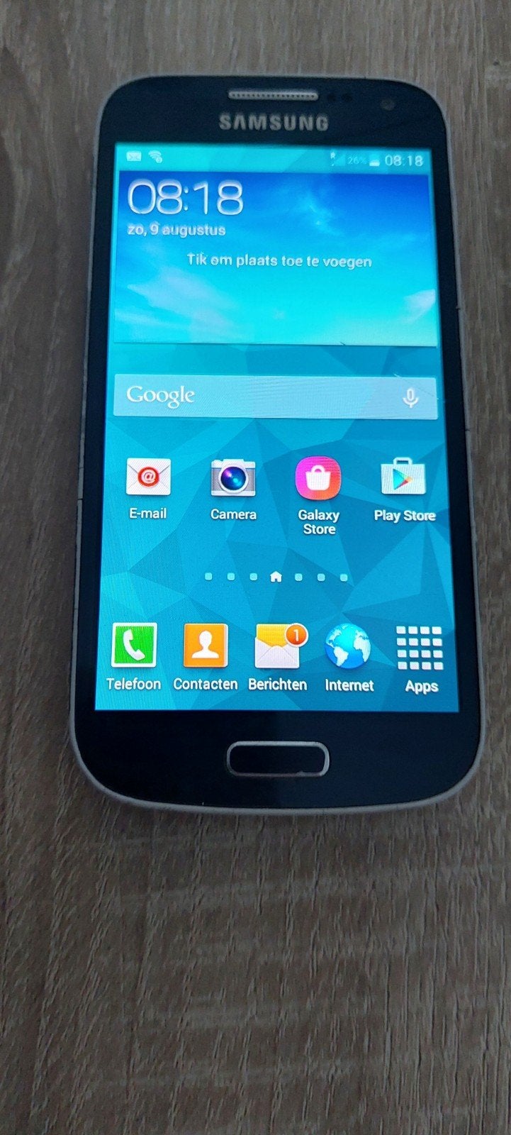 Samsung Galaxy S4 Mini GT-I9195 - Wit - Gebruikt, Telecommunicatie, Gebruikt, Wit, Touchscreen, Ophalen of Verzenden