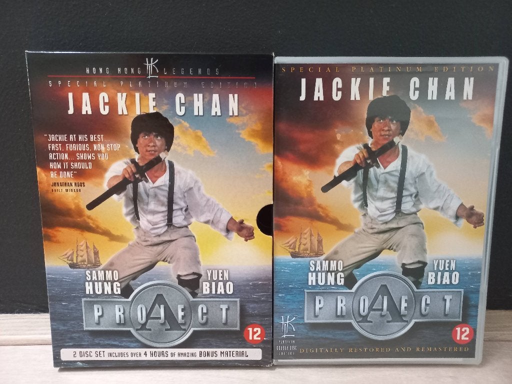 Project A (1983) 2xDVD Special Edition - Jackie Chan CLASSIC, Alle leeftijden, Nederlands, Remastered, Ophalen of Verzenden