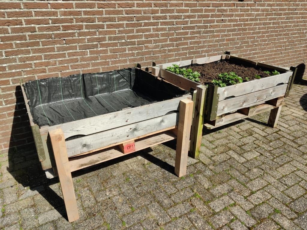 Super stevige moestuinbak kweek tafel op ideale werkhoogte, Ophalen of Verzenden, Zo goed als nieuw, Kweekbak