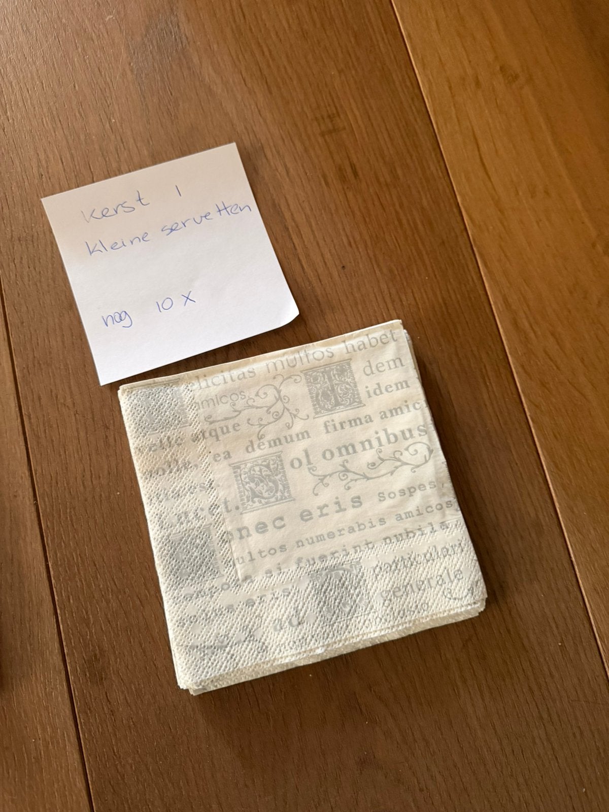 Servetten kerst, Ophalen of Verzenden, Nieuw, Papier of Karton