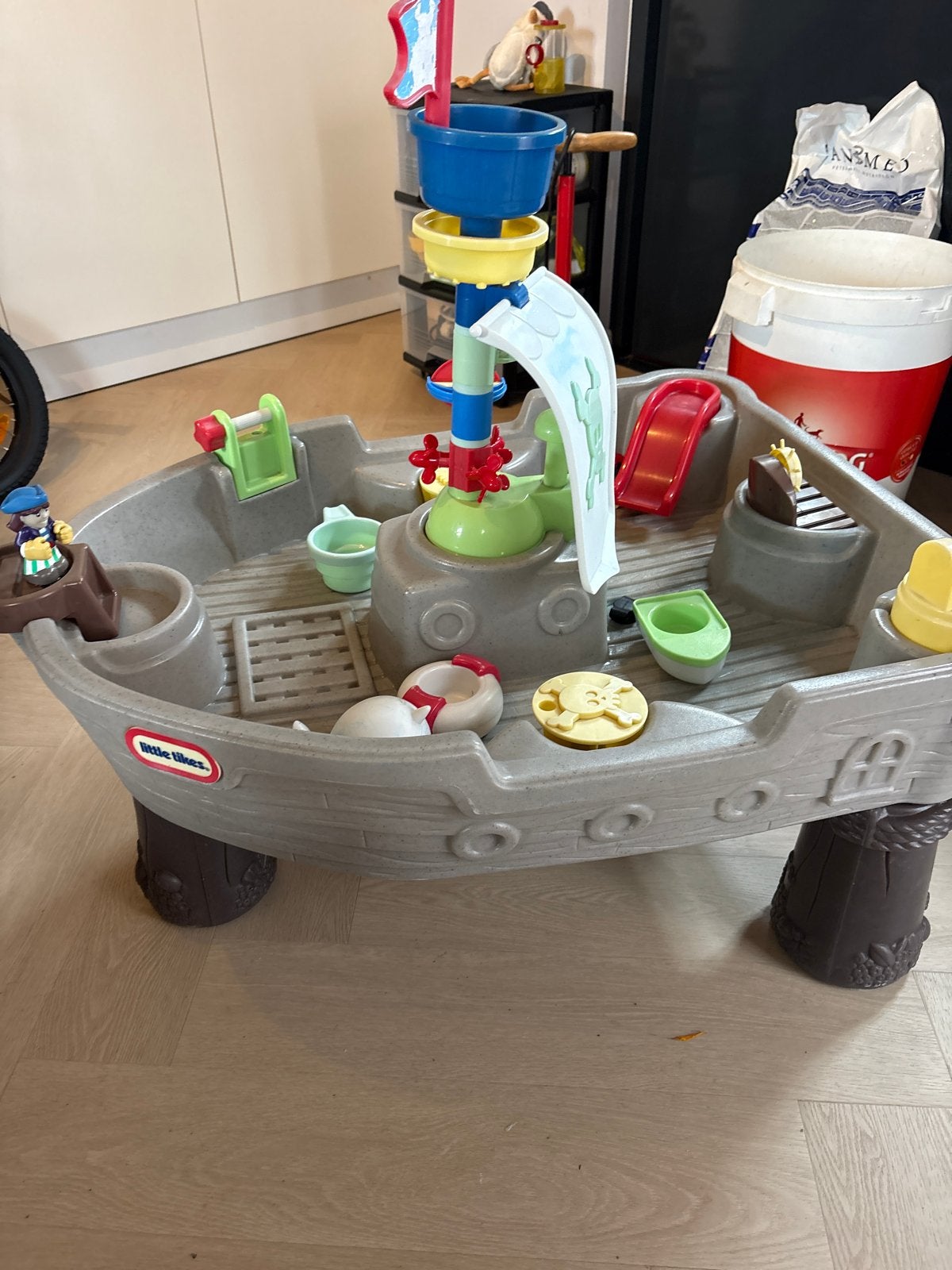 Little Tikes Piratenschip Water- en Zandtafel, Kinderen en Baby's, Ophalen of Verzenden, Gebruikt, Jongen of Meisje
