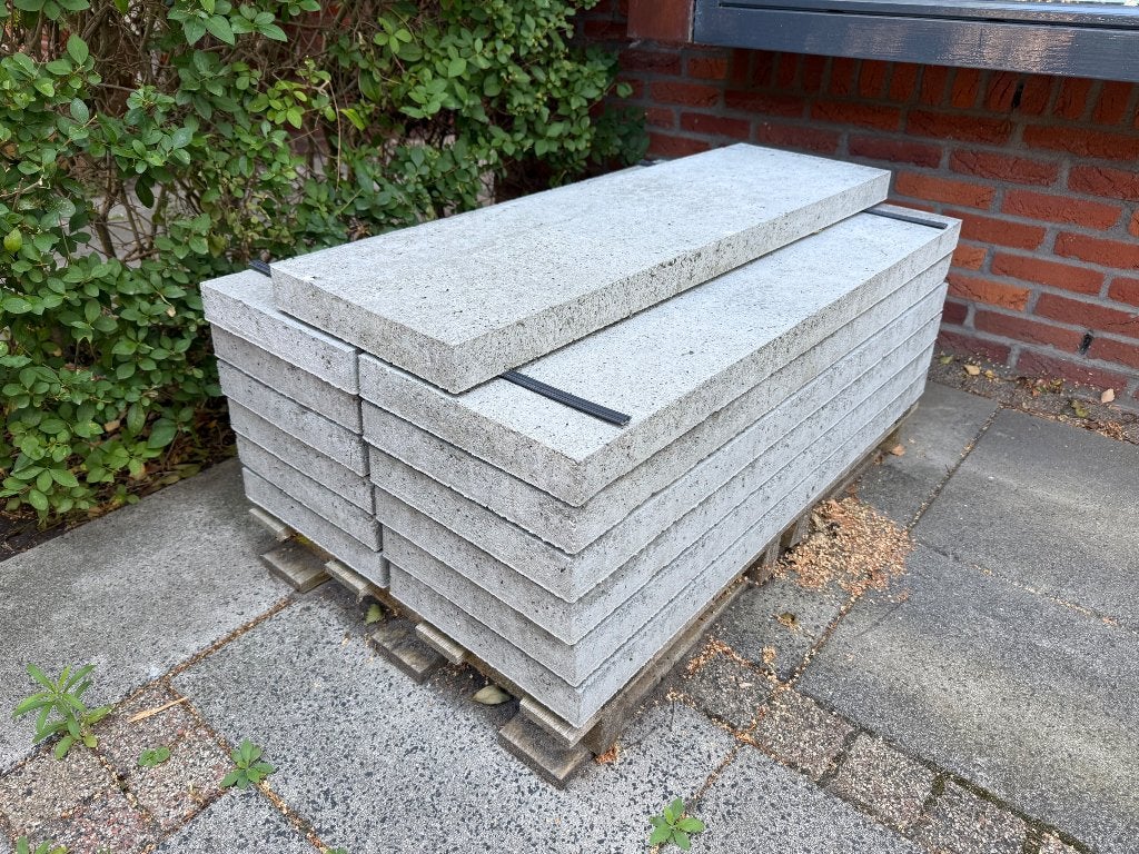 Schellevis tegels 100x30 Grijs, Ophalen, Nieuw, Minder dan 5 m², Beton