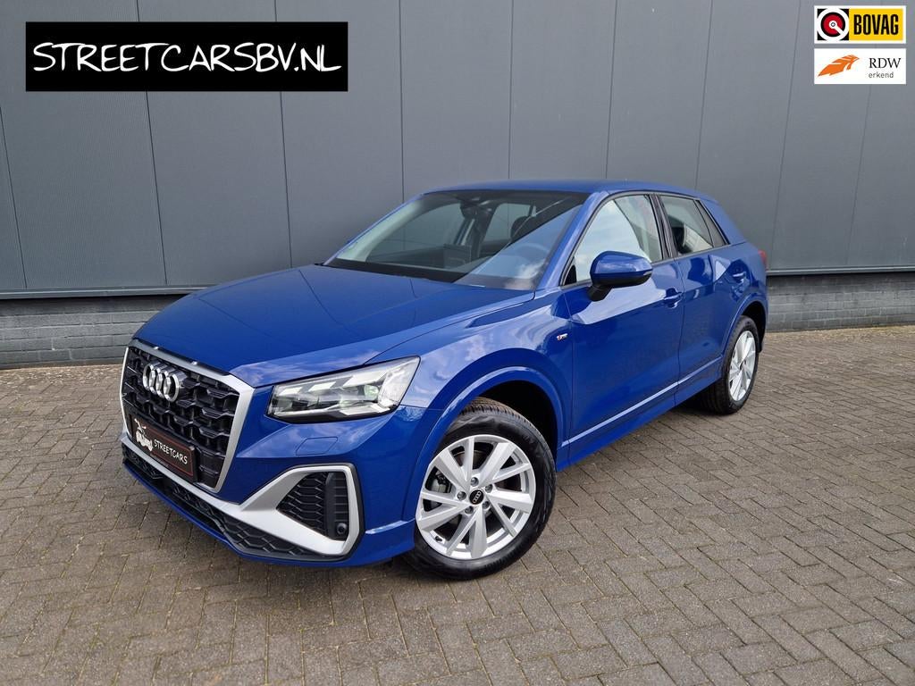 Audi Q2 35 TFSI S Edition /Virtual /ACC /Matrix, 12 maanden, Stof, 4 cilinders, Blauw