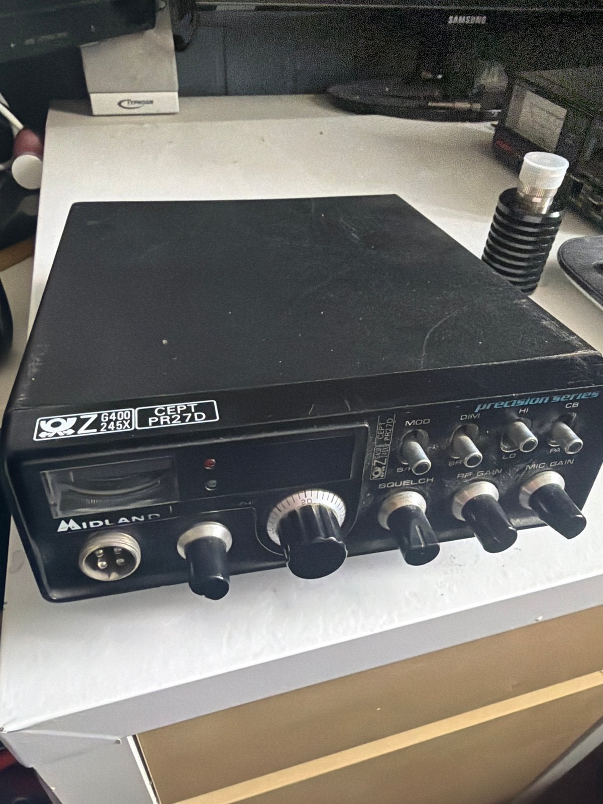 Midland Alan 58E CB Radio - ZGAN, Ophalen of Verzenden, Zo goed als nieuw, 15 km of meer, Portofoon of Walkie-talkie