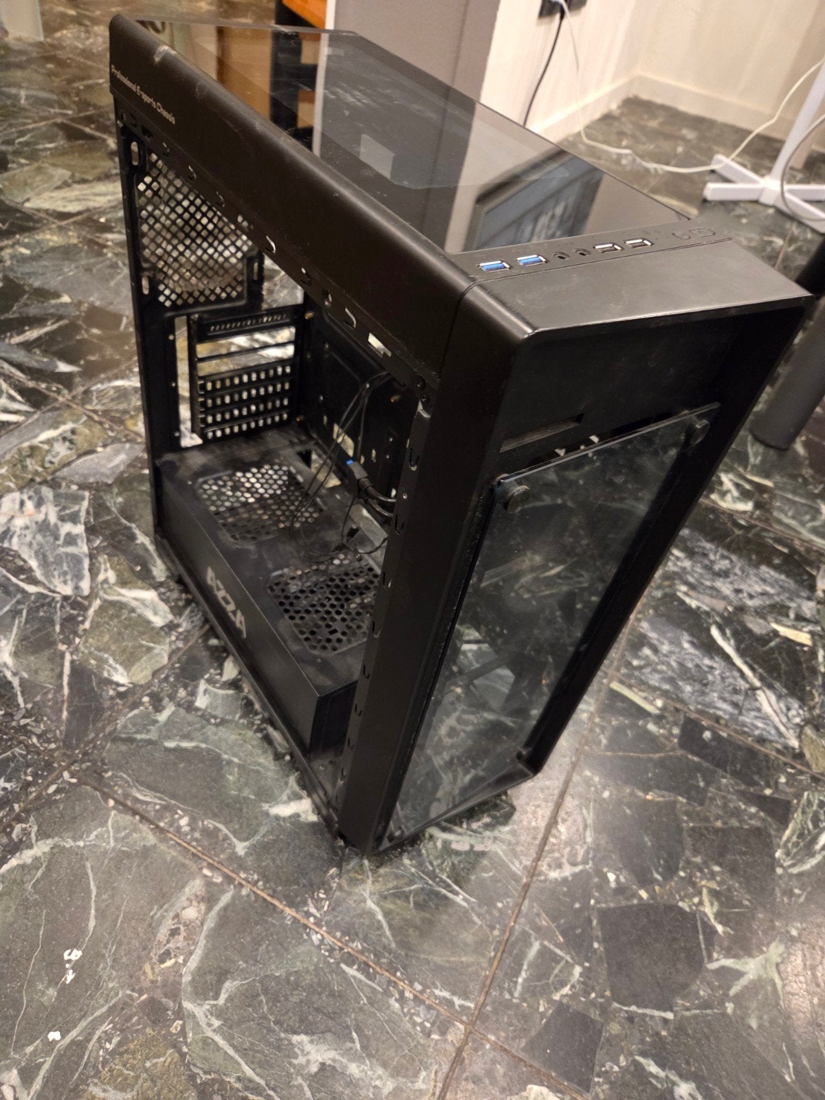 PC Behuizing - Goede staat, mist zijplaten, Computers en Software, Computerbehuizingen, Ophalen of Verzenden, Gebruikt