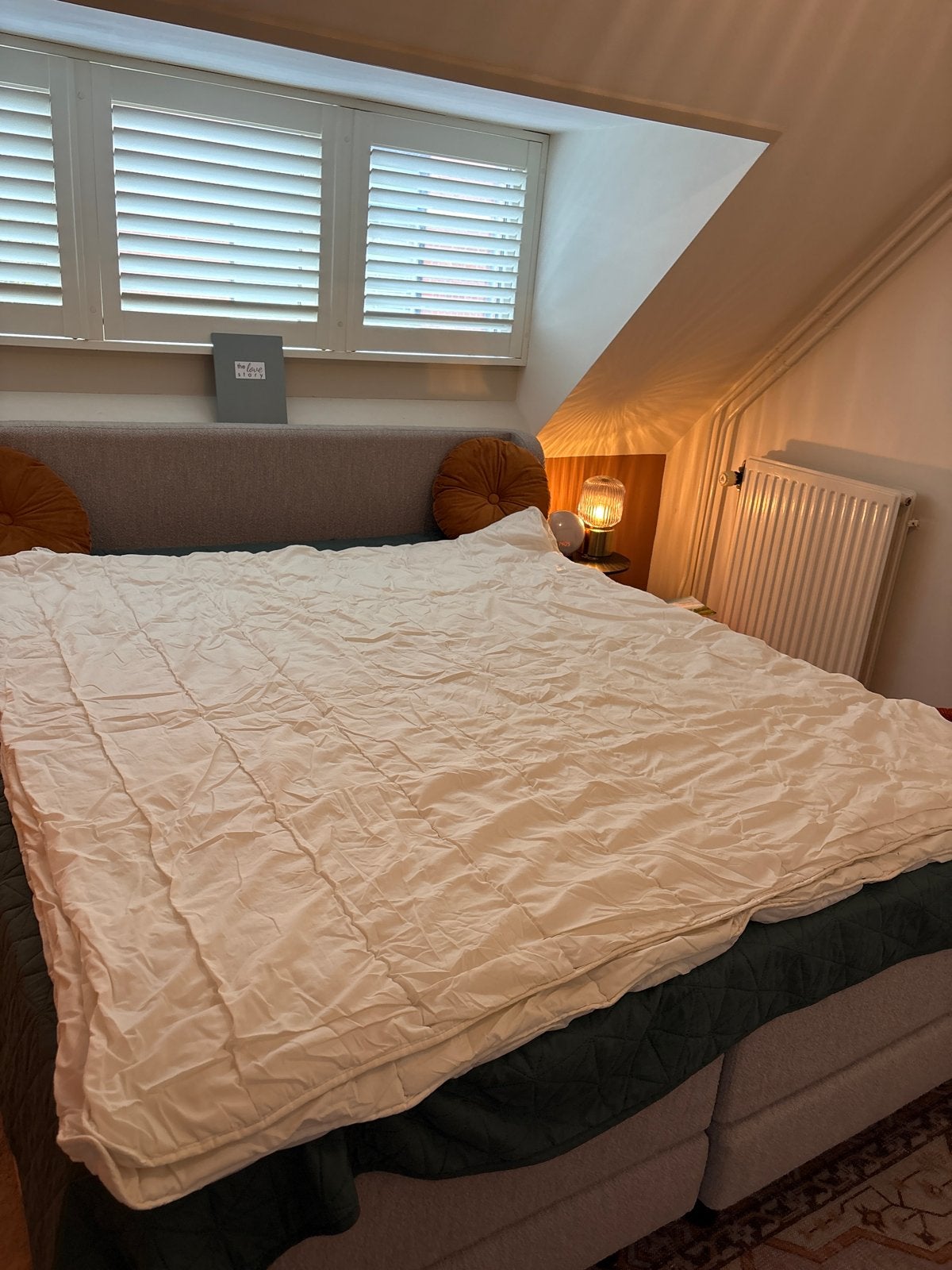 IKEA Dekbed 200x200 cm - gebruikt maar erg schoon, Ophalen, Wit, Tweepersoons, IKEA