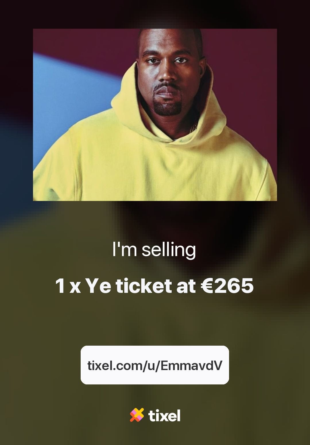 Ye tickets Kanye West tickets 6 juni - zie beschrijving, Tickets en Kaartjes, Twee personen, Juni